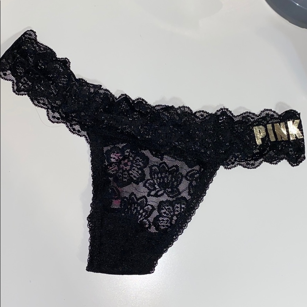 Pink thong